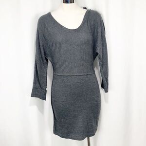 NWT UO Kimchi Blue Gray Knit Sweater Dress S